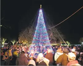  ?? SOLVANGUSA.COM ?? Solvang’s annual Julefest opens with a festive tree-lighting ceremony, complete with live music, ballerinas, carolers and, of course, a visit from Santa.