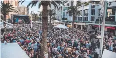  ??  ?? Broadbeach organisers are hoping for standing-room only.