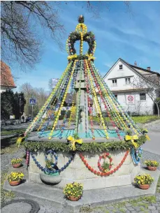  ?? FOTO: BRIGITTE FÖRSTER ?? Der Osterbrunn­en in Hoyren.