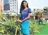  ??  ?? Miss Earth regional finalist, Hasesha Naidu is taking part in an exciting recycling challenge that will be decided at 2pm today.