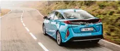  ?? Foto: Toyota ?? Auch das muss man mögen: der Prius in der Heckansich­t.