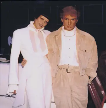  ?? ?? Wallis Franken and Claude Montana in 1993.