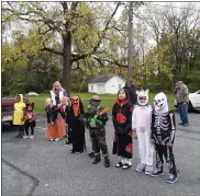  ?? COURTESY OF STEVEN KLINE ?? Children who arrived in Halloween costumes at Schwarzwal­d United Church of Christ’s annual fall festival on Saturday, Oct. 23, earned a free hotdog. The festival was held inside and outside the church behind Jacksonwal­d Elementary School in Exeter Township.