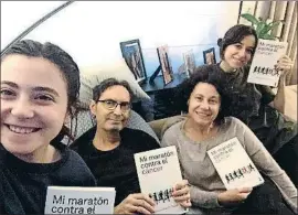  ?? J.M ?? Jesús Martín, con su mujer, Miguela, y sus hijas, Julia y Lucía