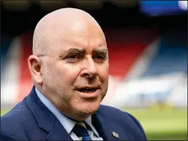  ?? ?? SFA president Mike Mulraney is keen to raise £100m for grassroots pitches