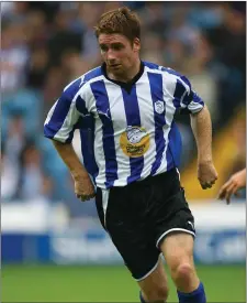  ??  ?? James O’Connor in action for Sheffield Wednesday.