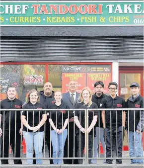  ??  ?? It’s the tops Award-winning tandoori takeaway is popular with Wishaw residents