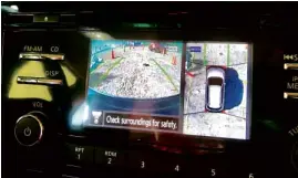  ??  ?? The 350-degree all-around view enables better viewing than when you're just looking at your windshield, rear and side view mirrors.