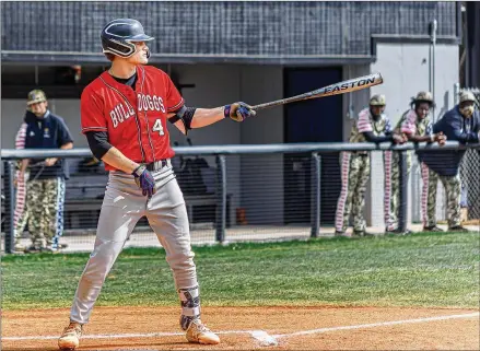  ?? COURTESY ?? Winder-barrow standout Brady House is a 6-foot-4, 210-pound shortstop projected by Baseball America to go No. 11 overall in this year’s MLB draft. If House decides to play for Tennessee, he will be a two-way player. “The plan is to be a pitcher and hitter,” House said.