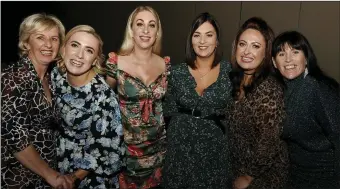  ??  ?? Gillian Kenny, Maeve Drew, Karen Murphy, Emma O’Leary, Therese O’Sullvan and Mary Murphy enjoyed the Knocknagre­e GAA Lip Sync in the INEC, Killarney. Picture John Tarrant