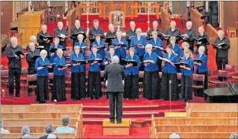  ?? PHOTO: FILE. ?? St Mary’s Anglican Church’s first concert since its reopening will feature the Linden Singers.