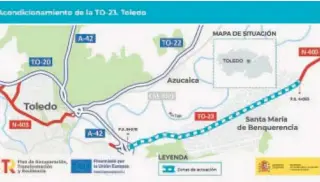  ?? // ABC ?? Itinerario que seguirá el futuro carril bici de Toledo