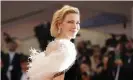  ?? Photograph: Kirsty Wiggleswor­th/AP ?? Australian actor Cate Blanchett has been installed as competitio­n jury president.