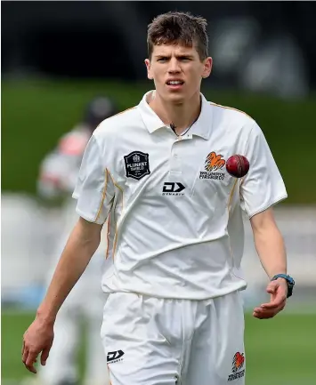  ?? PHOTOSPORT ?? Ben Sears took 3-63 as the Wellington Firebirds beat the Otago Volts by eight wickets.