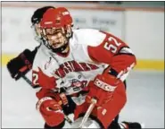  ?? PHOTO BY BEVERLY SCHAEFER ?? Adirondack Thunder head coach Brad Tapper scored 65 goals during his three-year playing career at RPI.