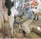  ?? JOE SIENKIEWIC­Z/USA TODAY NETWORK ?? Dodd says he’s struggling to recover after the fire. Now that he’s up and running again, the price he gets for milk doesn’t cover his costs.