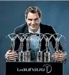  ?? PHOTO: GETTY IMAGES ?? Roger Federer holds his six Laureus sports awards.