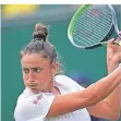  ?? FOTO: ADAM DAVY/DPA ?? Angelique Kerber im Spiel gegen Sara Tormo.