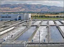  ?? CITY OF SAN JOSE ?? A constructi­on worker was fatally struck by a pipe this month while working at the San Jose-Santa Clara Regional Wastewater Facility.