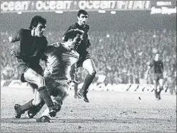  ?? ‘MUNDO DEPORTIVO’ ?? Gol histórico de Zuviría ante el Anderlecht en 1978
