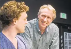  ?? MORNING CALL FILE PHOTO ?? Festival director Patrick Mulcahy (right) works with actors during last summer’s rehearsal of “Shakespear­e in Love.”