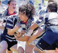  ??  ?? ABOVE: Learn about the brutal, yet beautiful sport of rugby Saturday during the Rugged Rugby Tour event at the Internatio­nal Polo Club in Wellington. JOHN GUTIERREZ/AUSTIN-AMERICAN STATESMAN