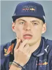  ??  ?? Max Verstappen