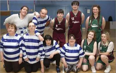  ??  ?? (Back, from left) Emma Coster, Alan Finlay, Sam Brown, Mitchell Bursey, Kayleigh Howick, (front) Mary Dolan, Nigel Philips, Orla Crimmins, Clare Loughman, Amy Howick and Katelyn Moloney.