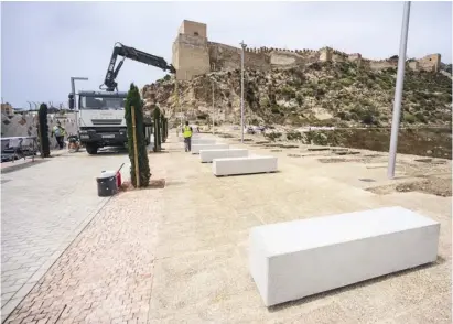  ?? Foto: Rathaus ?? Der neue Zugang eröffnet eine ganz neue Perspektiv­e auf die maurische Festung.