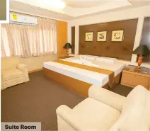  ??  ?? Suite Room