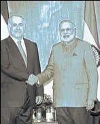  ??  ?? Prime Minister Narendra Modi with his Israeli counterpar­t Benjamin Netanyahu, September 28, 2014, New York