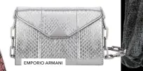  ??  ?? EMPORIO ARMANI