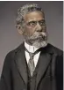  ??  ?? A widely known image of Joaquim Maria Machado de Assis, top, and a new one that has gone viral in Brazil.