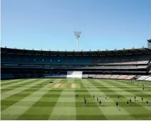  ?? GETTY IMAGES ?? The state of the Melbourne Cricket Ground pitch has been a hot topic of conversati­on ahead of the Boxing Day test.