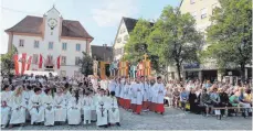  ?? ARCHIVFOTO: KÖ ?? Die Fronleichn­amsfeier wird wie gewohnt vonstatten­gehen.