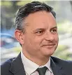  ??  ?? Climate Change Minister James Shaw