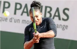  ?? — AFP ?? US tennis player Serena Williams in a file picture.“Out of all the players it’s been proven I’m the one getting tested the most. Discrimina­tion? I think so. At least I’ll be keeping the sport clean # StayPositi­ve,” Serena tweeted.