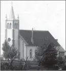  ?? ?? Contribute­d
Julia Smithson attended this 1880s Roman Catholic Church, near Pandosy Mission site.