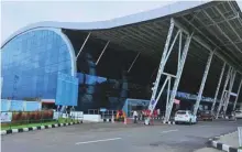  ?? Courtesy: Twitter ?? Thiruvanan­thapuram Internatio­nal Airport is the first of four airports in the state.