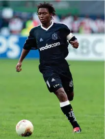  ??  ?? (Above left) OJ captaining Orlando Pirates at a young age.