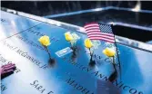  ??  ?? NEW YORK Rememberin­g soldiers killed on 9/11