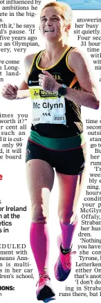  ?? ?? RUNNING AMBITIONS: Ann-Marie McGlynn