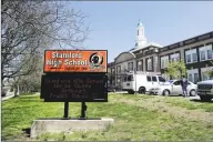  ?? Matthew Brown / Hearst Connecticu­t Media ?? Stamford High School.