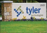  ?? AP ?? Tyler Technologi­es , amajorU.S. provider of software to state and local government­s, including the online publishing of election results, told customers that an unknown intruder broke into its phone and IT systems.