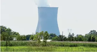  ?? Brian Branch-Price/Associated Press file ?? The Hope Creek Nuclear Generating Station in Lower Alloways Creek, N.J., releases steam in 2002. On Wednesday, PSEG Nuclear said it will ask federal regulators to extend the licenses for the three plants for an additional 20 years.