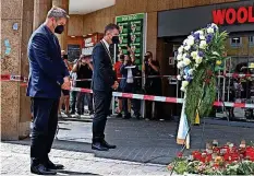  ?? DPA ?? Markus Söder nahm gestern an der Trauerfeie­r in Würzburg teil.