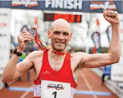  ?? ?? Medal joy Fraser Stewart with his medal in Inverness (Pic: Paul Campbell)