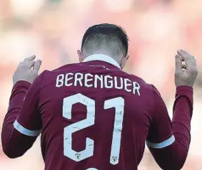  ??  ?? Momento d’oro Alejandro Berenguer, 24 anni, ha già segnato 5 reti in A in questa stagione