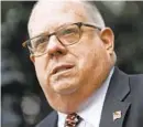  ?? PATRICK SEMANSKY/AP ?? Incumbent Maryland Republican Gov. Larry Hogan.