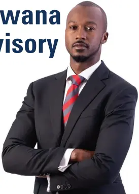  ?? ?? James Nthoyi is Executive Director Absa Securities Botswana
